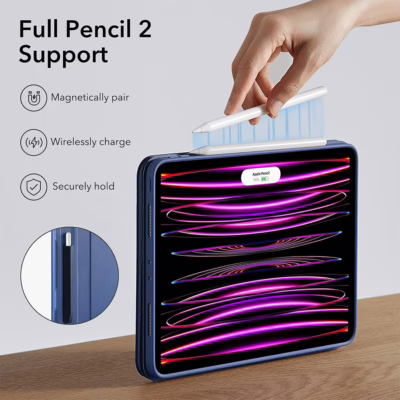 ESR รุ่น Shift Magnetic Case - เคส iPad Pro 12.9 (6th/5th Gen) - สี Navy Blue