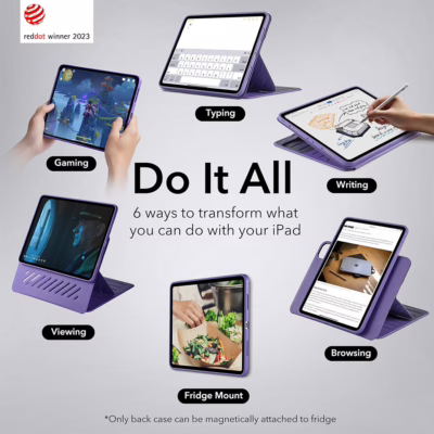 ESR รุ่น Shift Magnetic Case - เคส iPad Pro 12.9 (6th/5th Gen) - สี Purple