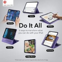 ESR รุ่น Shift Magnetic Case - เคส iPad Pro 12.9 (6th/5th Gen) - สี Purple
