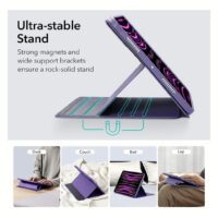 ESR รุ่น Shift Magnetic Case - เคส iPad Pro 12.9 (6th/5th Gen) - สี Purple