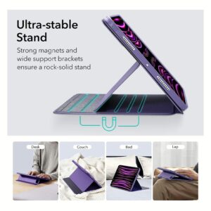 ESR รุ่น Shift Magnetic Case - เคส iPad Pro 12.9 (6th/5th Gen) - สี Purple