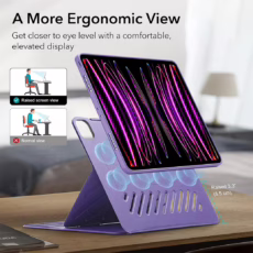 ESR รุ่น Shift Magnetic Case - เคส iPad Pro 12.9 (6th/5th Gen) - สี Purple