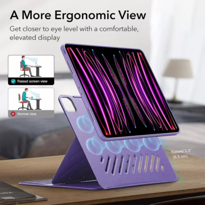ESR รุ่น Shift Magnetic Case - เคส iPad Pro 12.9 (6th/5th Gen) - สี Purple