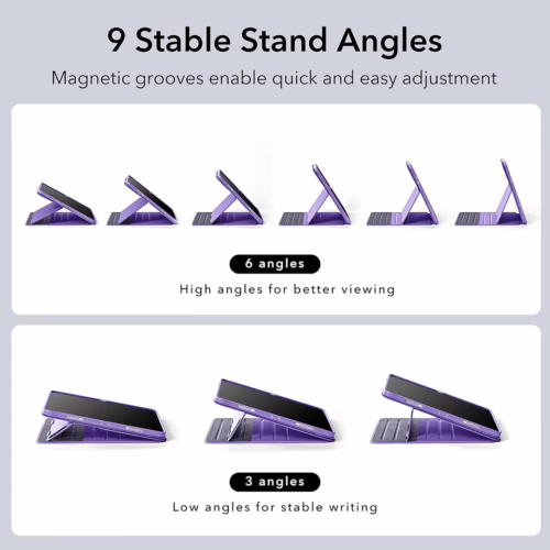 ESR รุ่น Shift Magnetic Case - เคส iPad Pro 12.9 (6th/5th Gen) - สี Purple