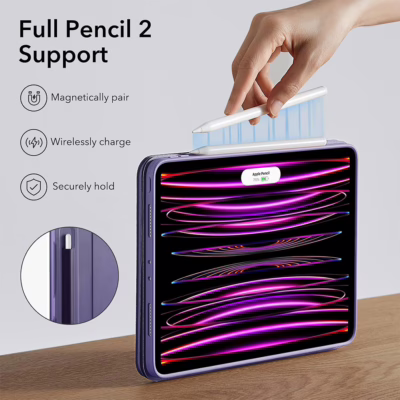 ESR รุ่น Shift Magnetic Case - เคส iPad Pro 12.9 (6th/5th Gen) - สี Purple