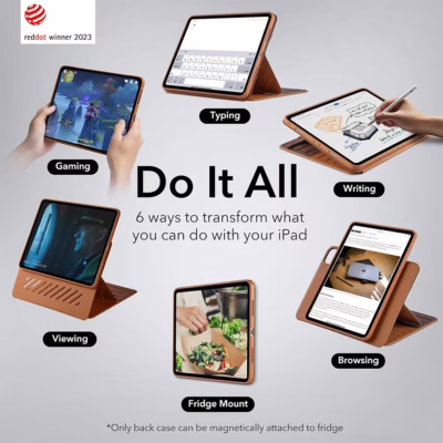 ESR รุ่น Shift Magnetic Case - เคส iPad Pro 12.9 (6th/5th Gen) - สี Brown