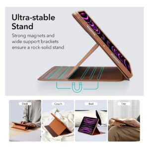 ESR รุ่น Shift Magnetic Case - เคส iPad Pro 12.9 (6th/5th Gen) - สี Brown