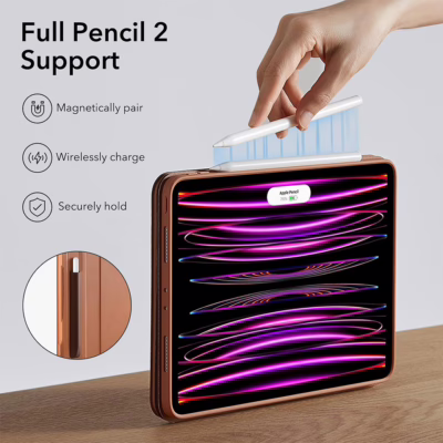 ESR รุ่น Shift Magnetic Case - เคส iPad Pro 12.9 (6th/5th Gen) - สี Brown