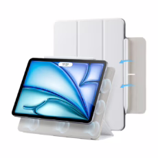 ESR รุ่น Rebound Magnetic Case - เคส iPad Air 11" (2025/2024), iPad Air 10.9" (5th/4th Gen), iPad Pro 11" (1st Gen) - สี  Brilliant White
