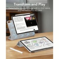 ESR รุ่น Rebound Magnetic Case - เคส iPad Air 11" (2025/2024), iPad Air 10.9" (5th/4th Gen), iPad Pro 11" (1st Gen) - สี Brilliant White