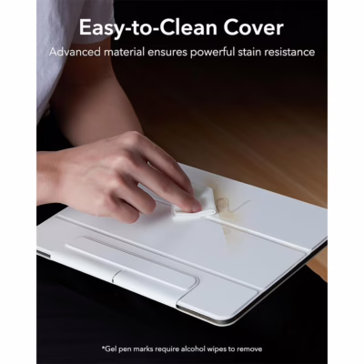 ESR รุ่น Rebound Magnetic Case - เคส iPad Air 11" (2025/2024), iPad Air 10.9" (5th/4th Gen), iPad Pro 11" (1st Gen) - สี Brilliant White
