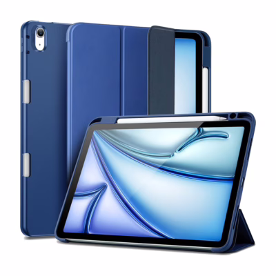 ESR รุ่น Rebound Pencil Case - เคส iPad Air 11" (2025/2024), iPad Air 10.9" (5th/4th Gen) - สี Navy Blue