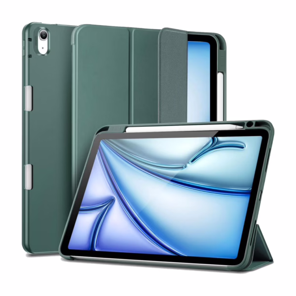 ESR รุ่น Rebound Pencil Case - เคส iPad Air 11" (6th/2024), iPad Air 10.9" (5th/4th Gen) - สี Forest Green