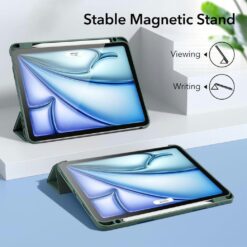 ESR รุ่น Rebound Pencil Case - เคส iPad Air 11" (2025/2024), iPad Air 10.9" (5th/4th Gen) - สี Forest Green