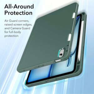 ESR รุ่น Rebound Pencil Case - เคส iPad Air 11" (2025/2024), iPad Air 10.9" (5th/4th Gen) - สี Forest Green