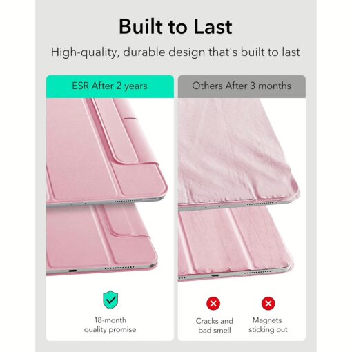 ESR รุ่น Rebound Magnetic Case - เคส iPad Pro 11" (5th/2024) - สี Pink - Image 5