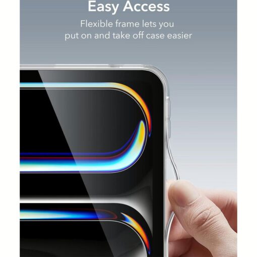 ESR รุ่น Classic Hybrid Back Case - เคส iPad Pro 11" (5th/2024) - สี Clear Black - Image 3