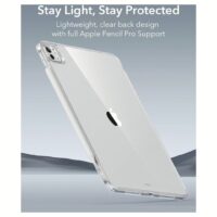 ESR รุ่น Classic Hybrid Back Case - เคส iPad Pro 11" (5th/2024) - สี Clear Black