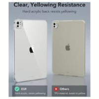 ESR รุ่น Classic Hybrid Back Case - เคส iPad Pro 11" (5th/2024) - สี Clear Black