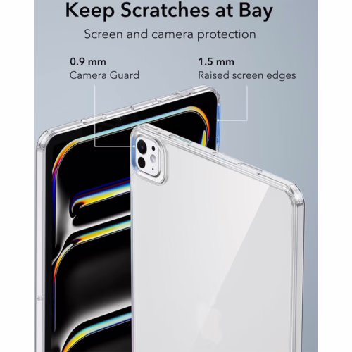ESR รุ่น Classic Hybrid Back Case - เคส iPad Pro 11" (5th/2024) - สี Clear Black