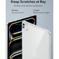 ESR รุ่น Classic Hybrid Back Case - เคส iPad Pro 11" (5th/2024) - สี Clear Black