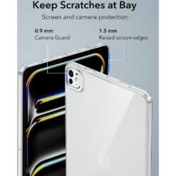 ESR รุ่น Classic Hybrid Back Case - เคส iPad Pro 11" (5th/2024) - สี Clear Black