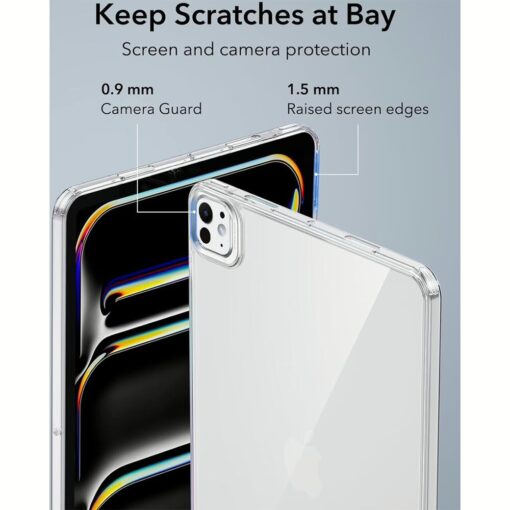 ESR รุ่น Classic Hybrid Back Case - เคส iPad Pro 11" (5th/2024) - สี Clear Black - Image 8