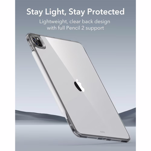 ESR รุ่น Classic Hybrid Back Case - เคส iPad Pro 13" (7th/2024) - สี Clear Black