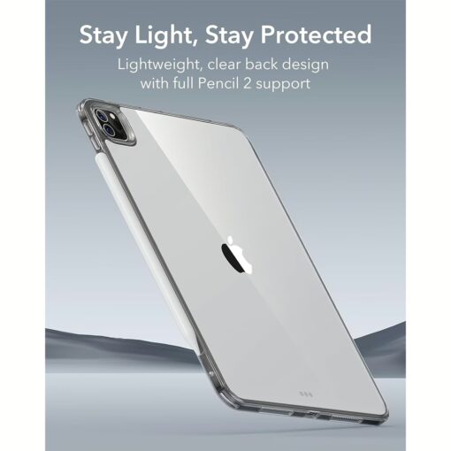 ESR รุ่น Classic Hybrid Back Case - เคส iPad Pro 13" (7th/2024) - สี Clear Black - Image 3