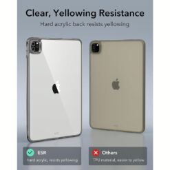 ESR รุ่น Classic Hybrid Back Case - เคส iPad Pro 13" (7th/2024) - สี Clear Black