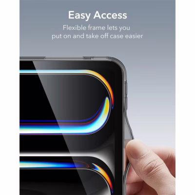 ESR รุ่น Classic Hybrid Back Case - เคส iPad Pro 13" (7th/2024) - สี Clear Black