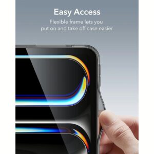 ESR รุ่น Classic Hybrid Back Case - เคส iPad Pro 13" (7th/2024) - สี Clear Black
