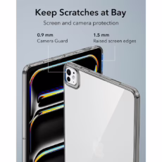ESR รุ่น Classic Hybrid Back Case - เคส iPad Pro 13" (7th/2024) - สี Clear Black