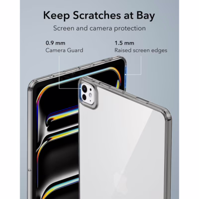 ESR รุ่น Classic Hybrid Back Case - เคส iPad Pro 13" (7th/2024) - สี Clear Black