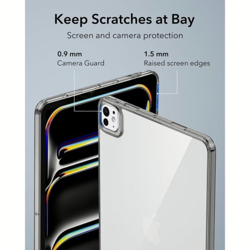 ESR รุ่น Classic Hybrid Back Case - เคส iPad Pro 13" (7th/2024) - สี Clear Black - Image 9