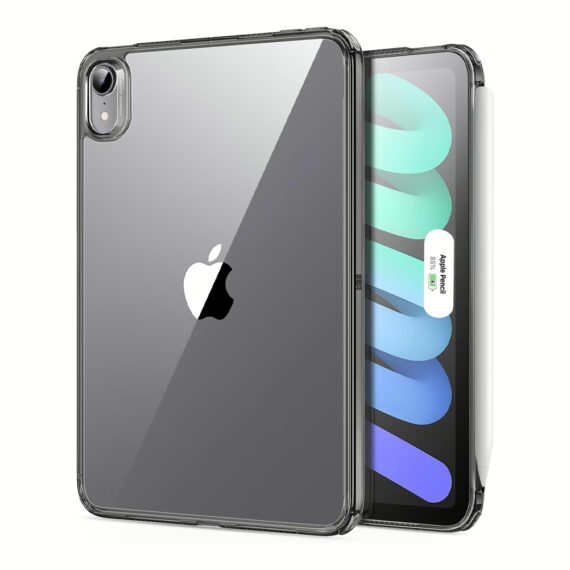 ESR รุ่น Classic Hybrid Back Case - เคส iPad mini (7th/6th Gen) - สี Clear Black