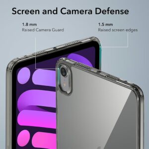 ESR รุ่น Classic Hybrid Back Case - เคส iPad mini (7th/6th Gen) - สี Clear Black