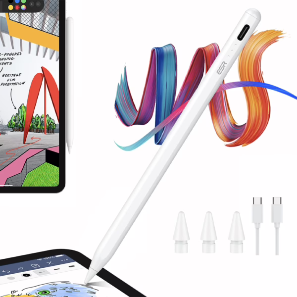 ESR รุ่น Digital Pencil - ปากกา iPad - สี White