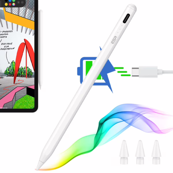 ESR รุ่น Digital Pencil - ปากกา iPad - สี White
