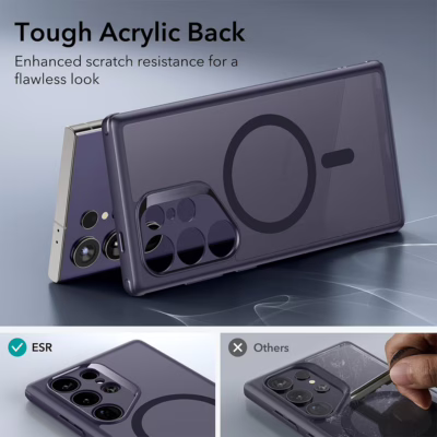 ESR รุ่น Classic Hybrid Case (HaloLock) - เคส Galaxy S24 Ultra - สี Frosted Purple