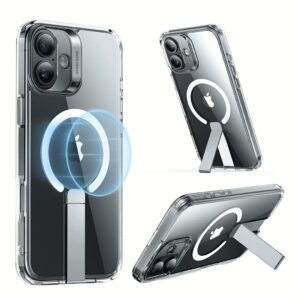ESR รุ่น Boost Flickstand Case (HaloLock) - เคส iPhone 16 - สี Clear