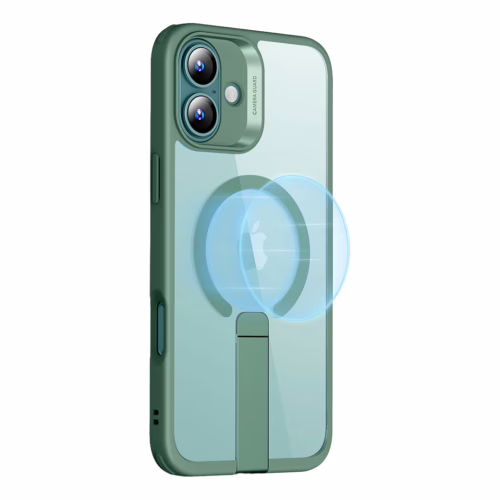 ESR รุ่น Boost Flickstand Case (HaloLock) - เคส iPhone 16 Plus - สี Clear Green