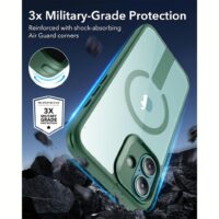 ESR รุ่น Boost Flickstand Case (HaloLock) - เคส iPhone 16 - สี Clear Green