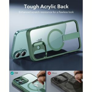 ESR รุ่น Boost Flickstand Case (HaloLock) - เคส iPhone 16 - สี Clear Green