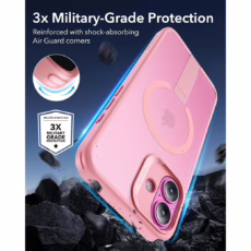 ESR รุ่น Boost Flickstand Case (HaloLock) - เคส iPhone 16 - สี Frosted Pink