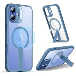 ESR รุ่น Boost Flickstand Case (HaloLock) - เคส iPhone 16 - สี Clear Blue