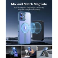 ESR รุ่น Boost Flickstand Case (HaloLock) - เคส iPhone 16 - สี Clear Blue