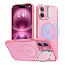 ESR รุ่น Classic Hybrid Case with Stash Stand (HaloLock) - เคส iPhone 16 Plus - สี Frosted Pink