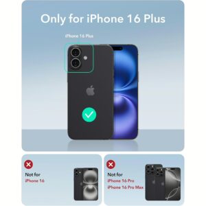 ESR รุ่น Classic Hybrid Case with Stash Stand (HaloLock) - เคส iPhone 16 Plus - สี Clear Blue