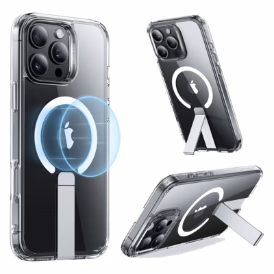 ESR รุ่น Boost Flickstand Case (HaloLock) - เคส iPhone 16 Pro - สี Clear